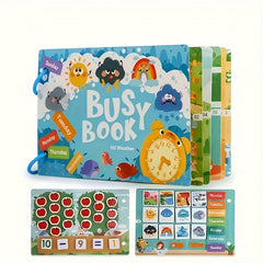 Dino & Farm Busy Book for Kids 3 Interact Quiet Activity