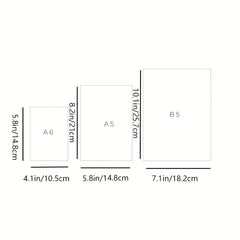 A5 A6 B5 Planner Schedule Book Notebook 80 Sheets 160 Pages