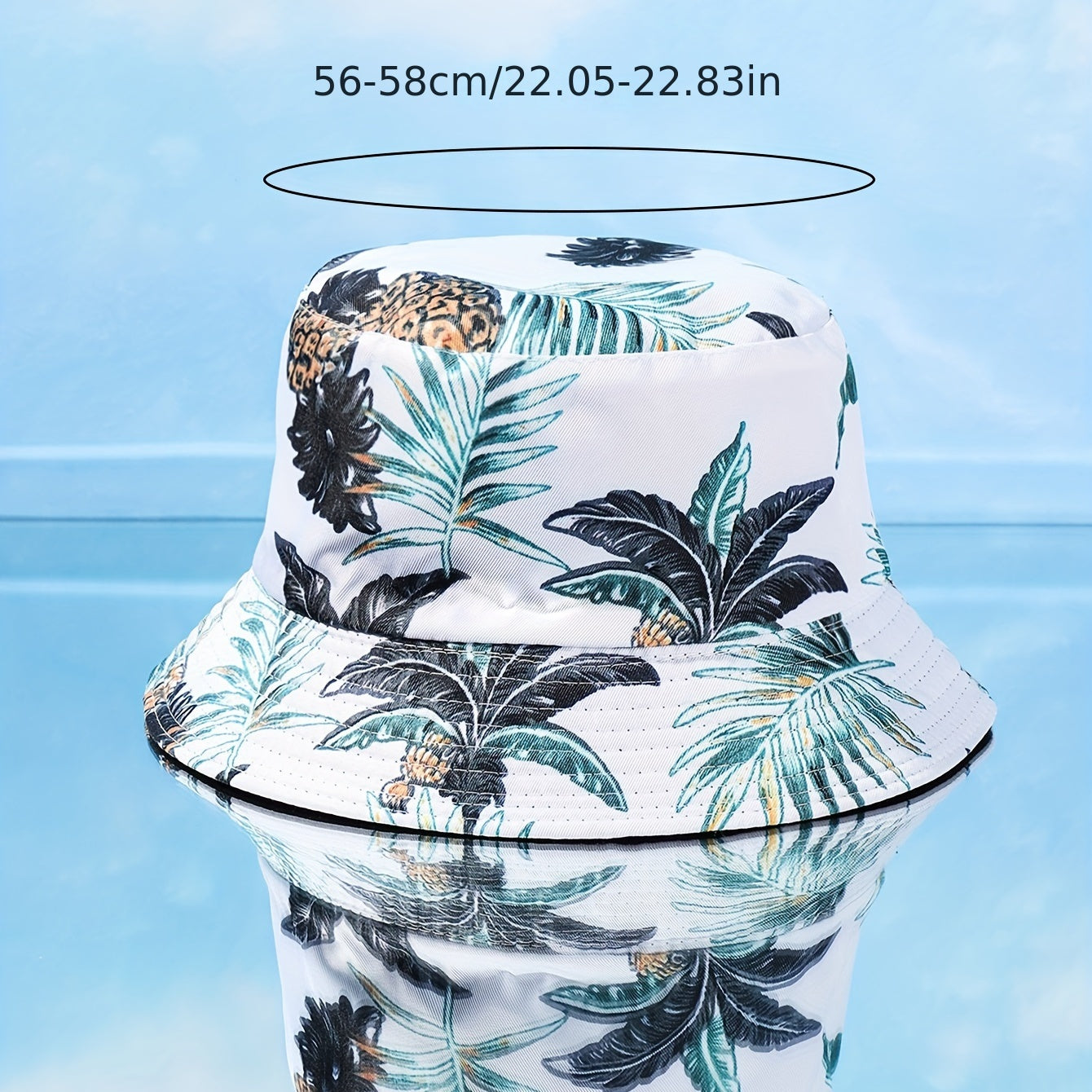 Tie Dye Men's Outdoors Fish Summer Beach Adjustable Washable Sun Hat