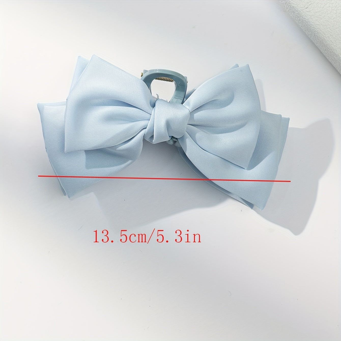 Large Bowknot Hair Claw Clip Strong Hold Grip Hair Jaw Clip