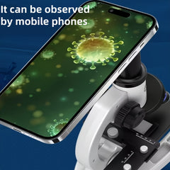 Student Microscope 16Kx Magnification 3x Objectives