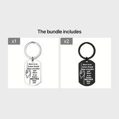 Creative Brother Keychain Gift For Boys, Friends