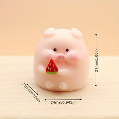 Mini Pig Resin Ornaments Children's Toy Artwork Decoration