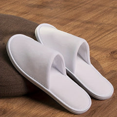 Men's Round Toe Slip On Non slip Bedroom Slippers Home Shoes
