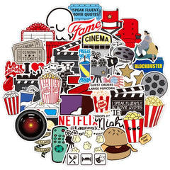 50pcs Movie Party Series Doodle Waterproof Stickers DIY Creative Toys