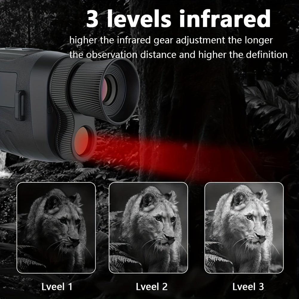 DT19 Monocular Night Vision Goggles - 2.5K High Definition Infrared Night Vision