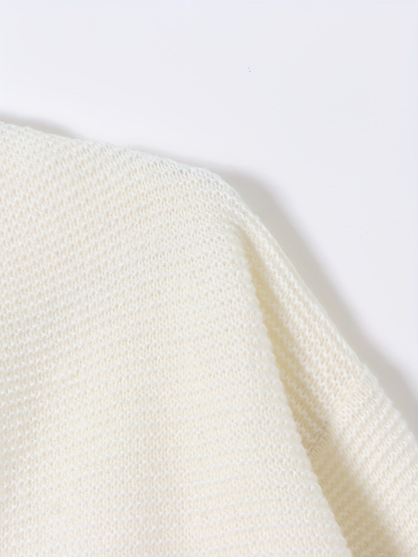  Casual Sweater Women's Plus Solid Button Long Sleeve V Neck
