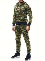 Men's 2 Piece Hoodie Sweatsuit Sets Jogging Athletic Suits