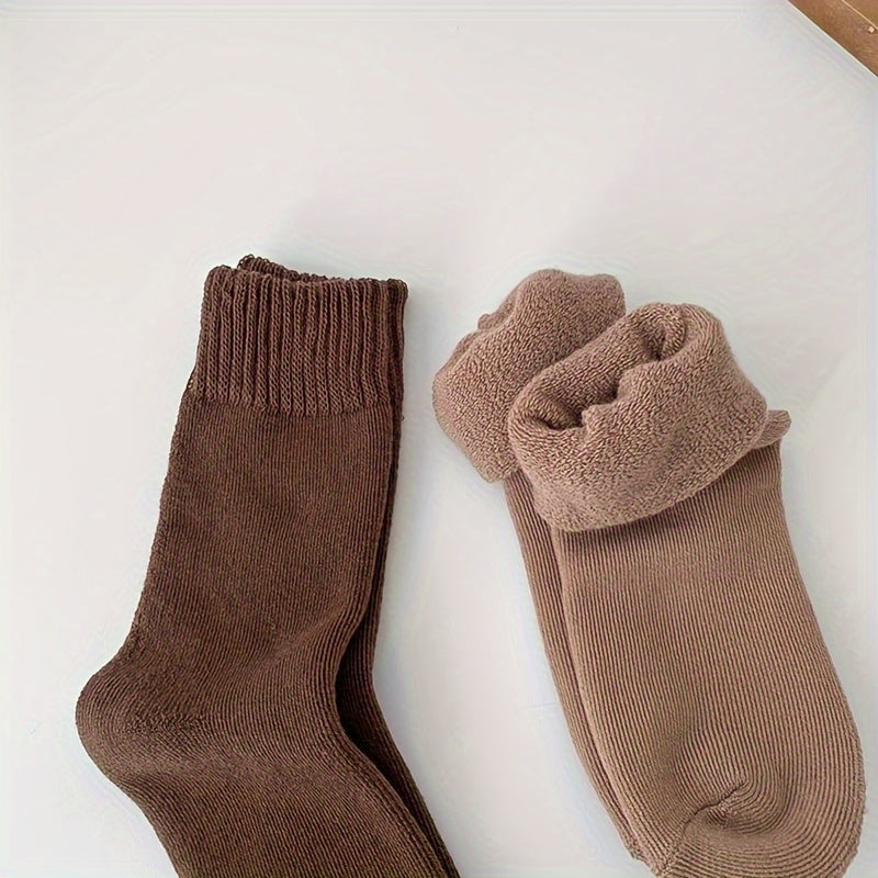 6 Pairs Comfy & Warm Mid Tube Women's Socks