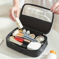 Clear Waterproof PVC Toiletry Bag Large Capacity Travel Organizer