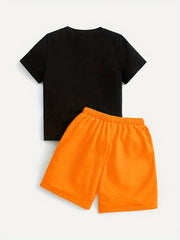 Boys Journey Graphic Tee & Drawstring Shorts Set