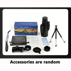 HD 10X Monocular Telescope ABS Material 50mm Lens Ideal for Bird Watching