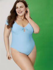  Vacay Swimsuit Cap Sleeve One Piece