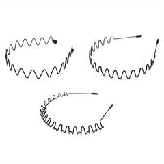 Wave Shape Headband Wavy Head Hoop for Women