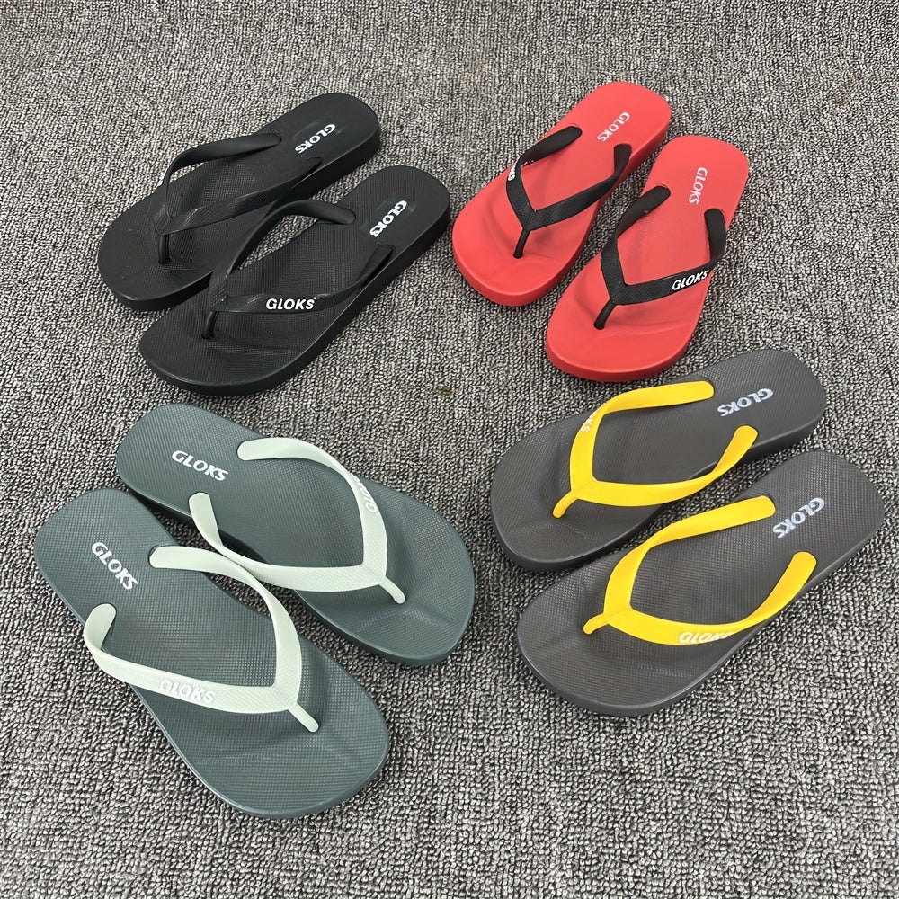 Men's Slip On Flip Flops Casual Outdoor Beach Walking Shoes