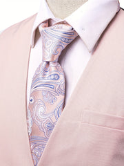 Vintage Style Dress Waistcoat Men's Single Breasted Solid V Neck Smart Suit Vest