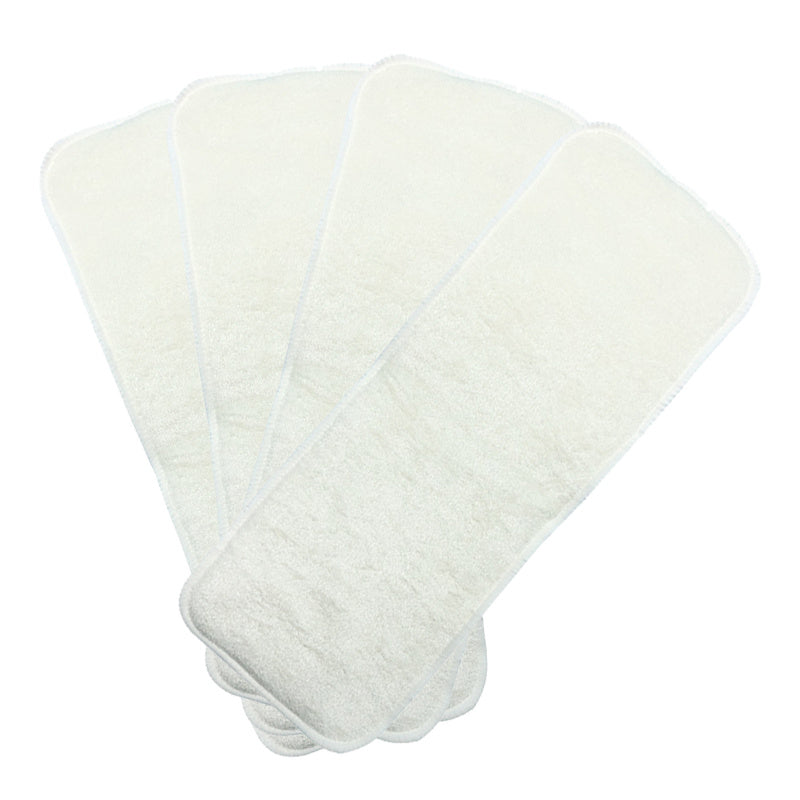 4 Layer Bamboo Inserts Reusable Washable & Breathable