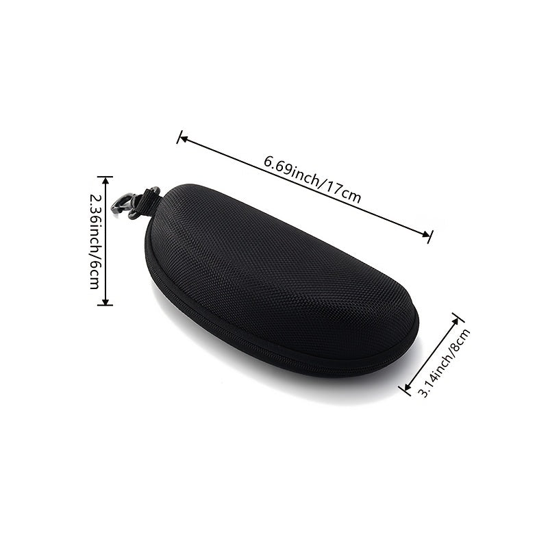 Zipper Eye Glasses Sunglasses Hard Case Storage Box Eyewear Protector