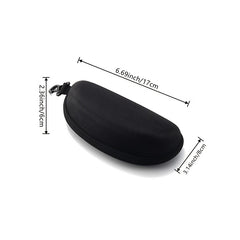 Zipper Eye Glasses Sunglasses Hard Case Storage Box Eyewear Protector