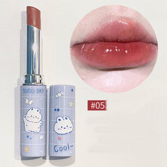 6-Color Mirror Glow Lipstick Jelly Tinted Lip Balm