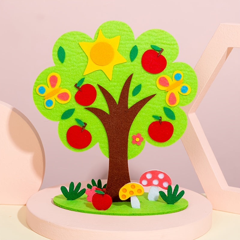 Kids 3D Four Seasons Tree Decoration DIY Puzzle Kit