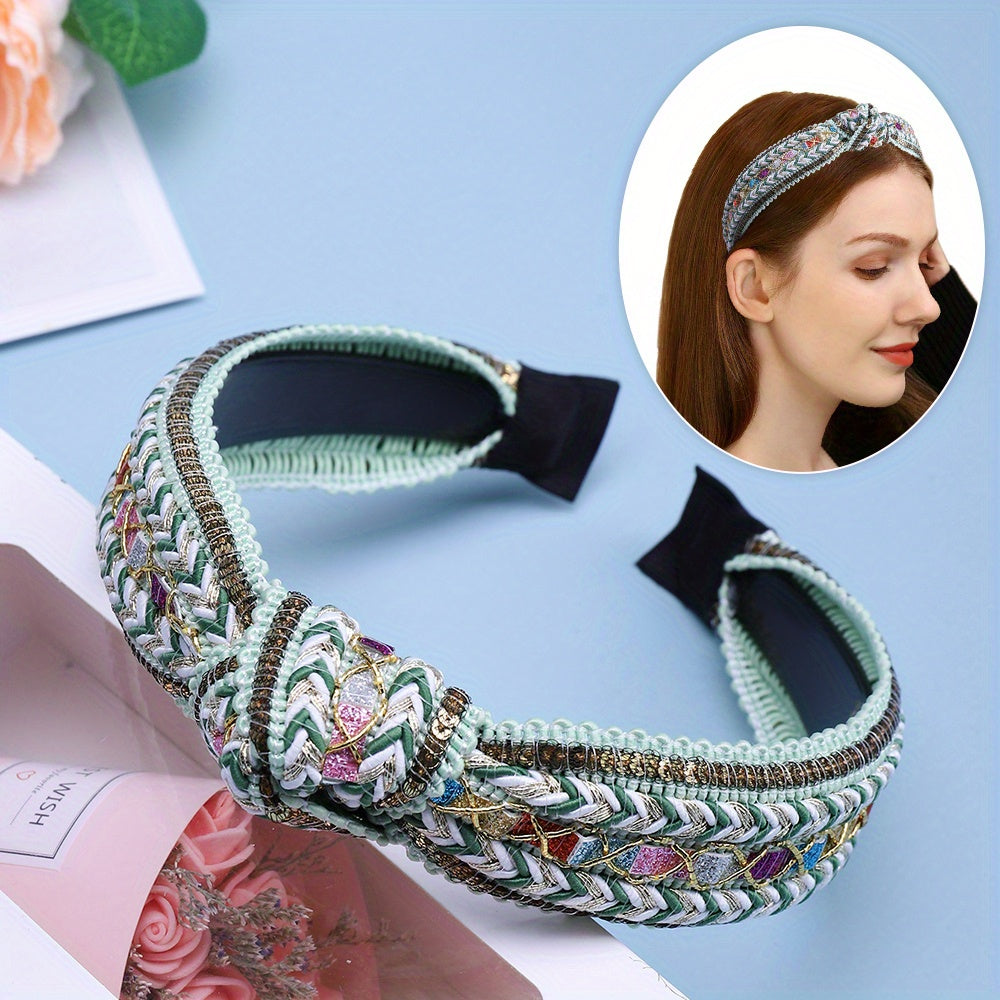 Boho Style Knotted Hair Band Women's Hair Accessories