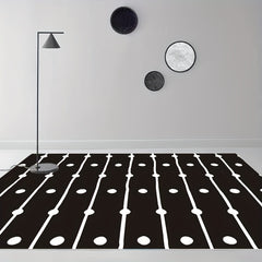 Large Striped Carpet for Children's Seating Area