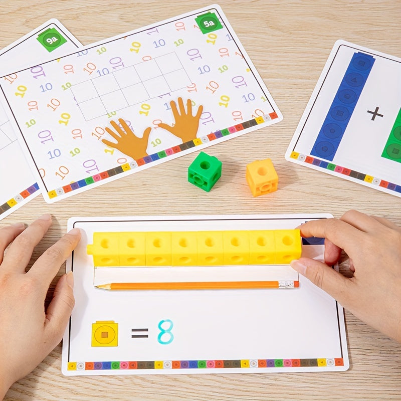 Cube Links Blocks Math Number Counting Leaning Toys Fun