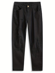Men's Casual Street Style Stretch Jeans With Pockets