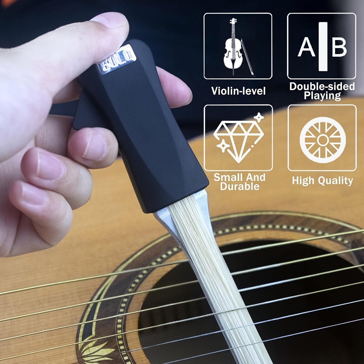 Bow Folk Classical Guitar Playing Tuning Pick