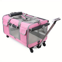 Spacious Pet Carrier Stroller For Dogs And Cats