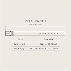 Men's Leather Business Belt Father's Christmas Birthday
