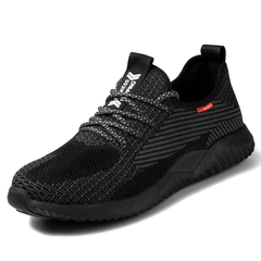 Steel Toe Safety Work Shoes Men Puncture Proof Footwear