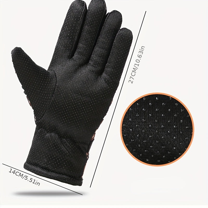 Autumn Winter Skiing Gloves Cycling Gloves Warm