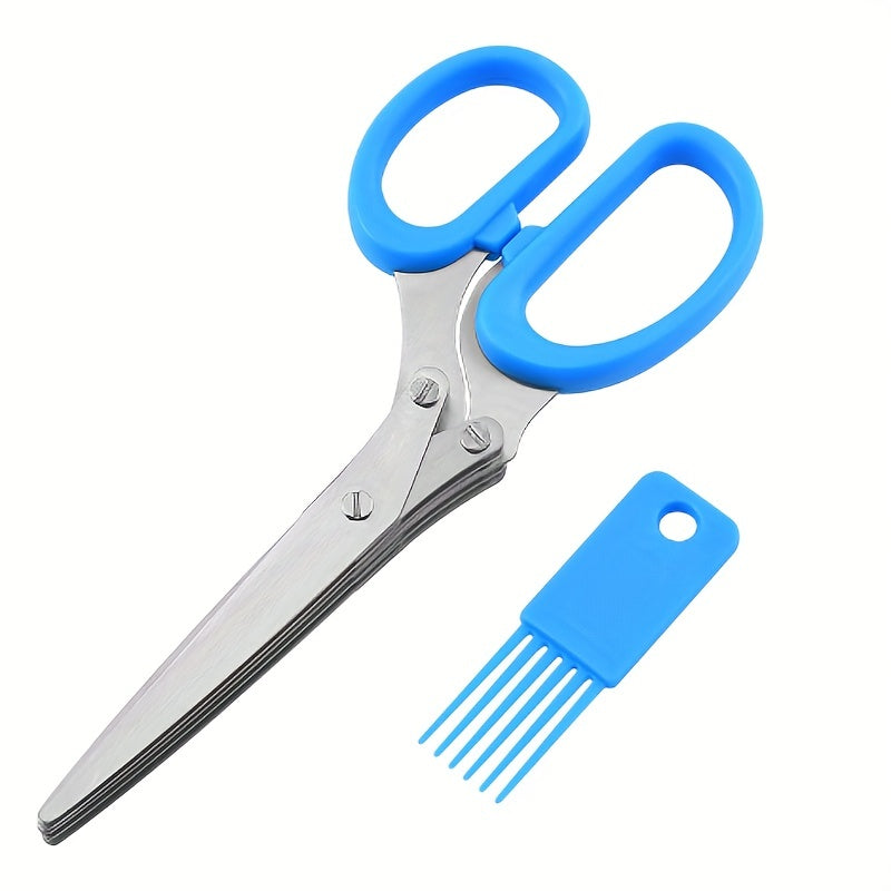 1pc Stainless Steel Kitchen Restaurant Shredder Scissors