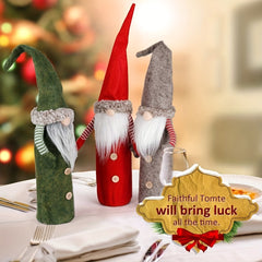 Christmas Dwarf Wine Bottle Sleeve Decoration