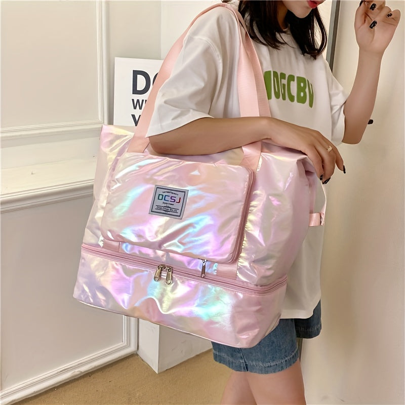 Waterproof Large Capacity Foldable Portable Gym Bag for Outdoor Travel