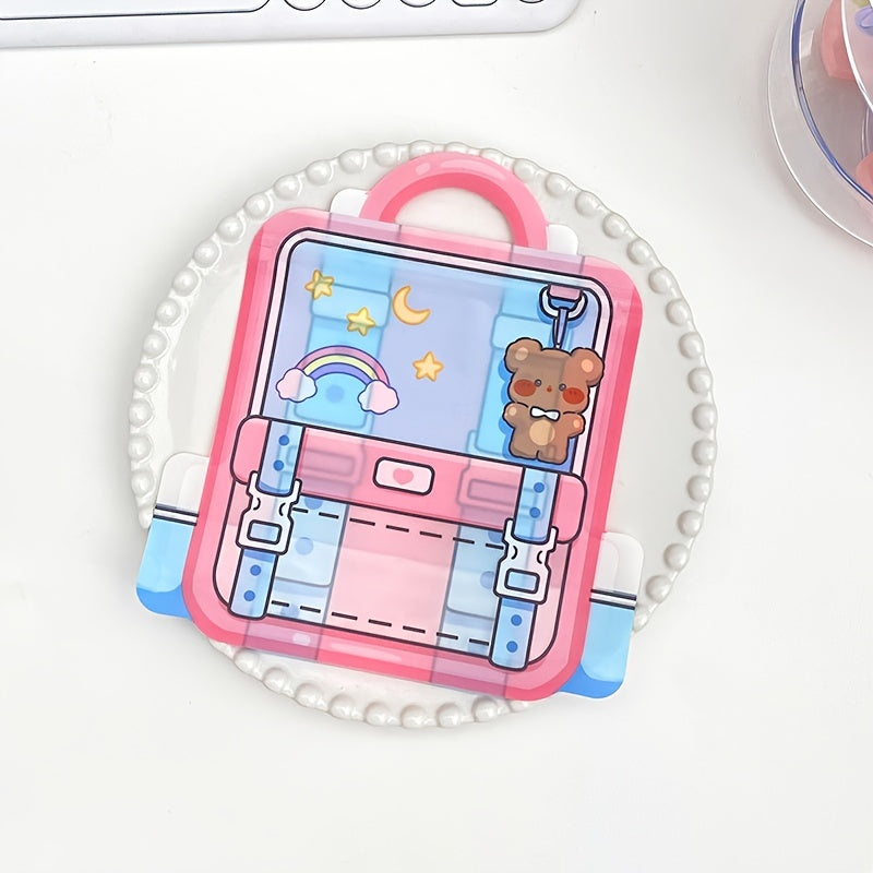 10pcs Cute Cartoon Backpack Jewelry Storage Bags for Girls