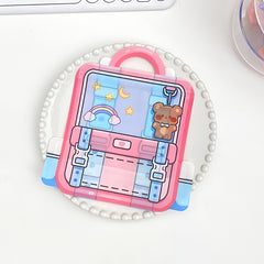 10pcs Cute Cartoon Backpack Jewelry Storage Bags for Girls
