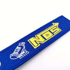 JDM Style Keychain Lanyard Woven Nylon Keyring Strap