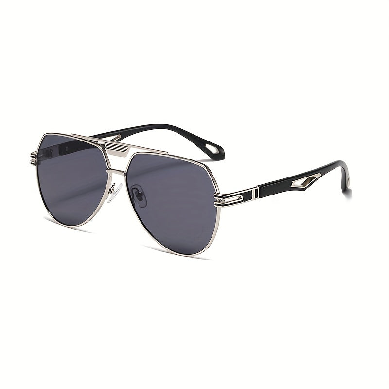 Gradient Double Beam Hollow Sunglasses for Party