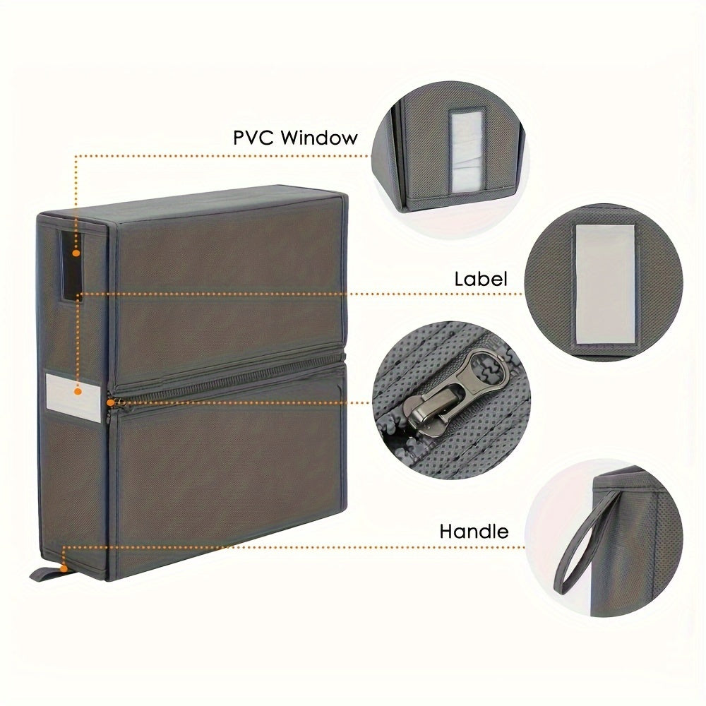 3pcs Bed Sheet Organizer Foldable Storage Box For Full&Twin&Queen Sheet