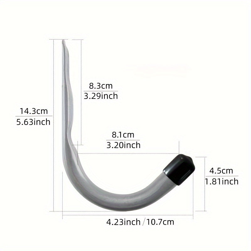 6pcs Heavy Duty Garage Tool Hook Storage Hanger Wall Mounted Steel Hanging