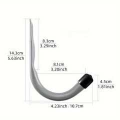 6pcs Heavy Duty Garage Tool Hook Storage Hanger Wall Mounted Steel Hanging