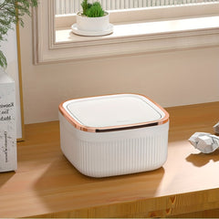 Mini Desktop Trash Can Household Paper Basket Coffee Table