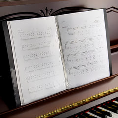 10pcs A4 Transparent Music Notation Book Clip, Five line Notation Piano Clip