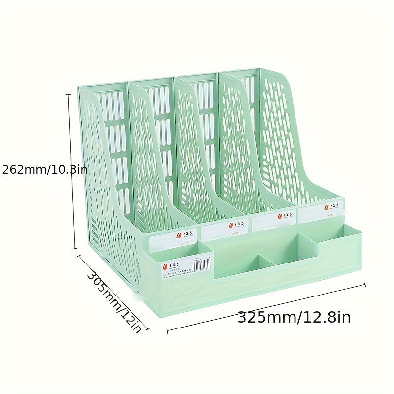 24pcs File Rack Desktop Storage Rack Desktop File Organization Rack
