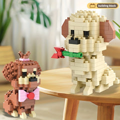 Animal Series Dog Education Assembly Blocks for Young People