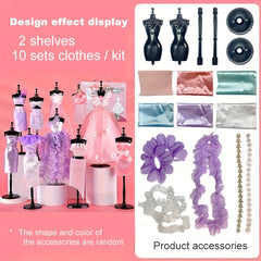No Sew Paste Art Craft Kit for Girls - Birthday, Halloween Gift
