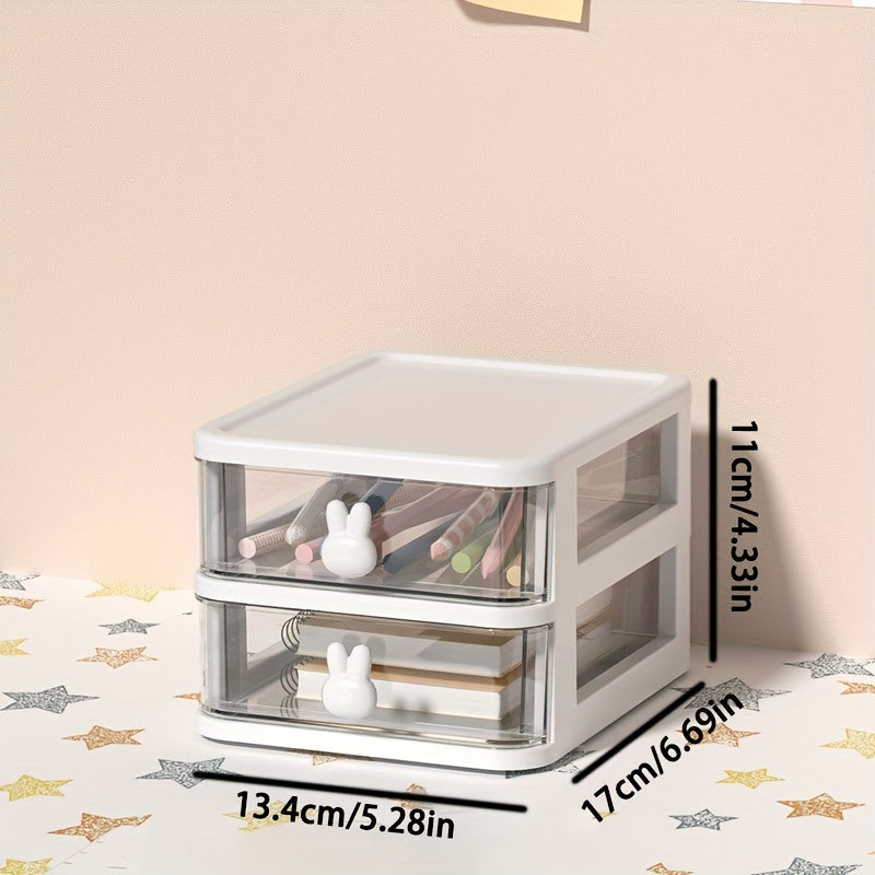 Desk Organizer Drawers Pen & Pencil Stand Stationery Storage